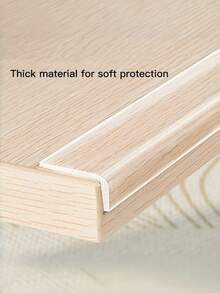 Children's Safety Corner Guard Strip, Transparent Soft Anti-Collision Corner Protector, Easy To Install And Remove, PVC Material, Children's Anti-Collision Furniture Sharp Corner Protection, Table Corner Guard - A - View 8