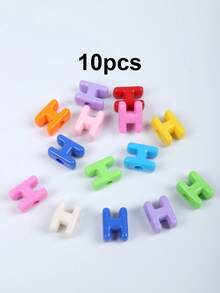 Randomly Mix 10/50/100pcs Acrylic Letter Beads For Jewelry Making Supplies, Colorful Big Alphabet Charm For DIY Bracelet Necklace Craft Bead - Colorful Letter Beads - View 27