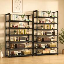 1pc 3-7 Tier Storage Rack, Home Snack & Miscellaneous Storage Shelf, Multi-Functional Space-Saving Floor Rack, Can Be Used As Shoe Rack In Entryway, Durable Sturdy Metal Tube, Easy To Install Home Decor - Multicolor - View 5