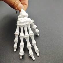 Realistic Skeleton Hand Keychain, Movable Finger Bones, Articulated Joint Skeleton Hand Keyring, Dark Gothic Style Men's Gift - Multicolor - View 10