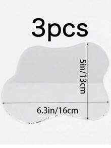 1pc/Acrylic Decorative Board, Transparent Coaster, DIY Storage Tray, Heat-Resistant Mat, Asymmetrical Placement Prop, Minimalist Style, Can Be Used As Gift For Easter, Thanksgiving, Christmas, Children's Day, Graduation Season And Back To School - Round - View 9