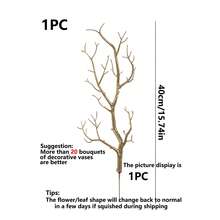 1/5PCS Golden Artificial Deer Antler Branches Suitable For Wedding Table Decoration, Party Supplies, Valentine's Day, Gifts, Birthdays, Graduation Ceremonies, Home Decoration, Back To School Season, School Supplies, Christmas Decoration - Gold - View 3