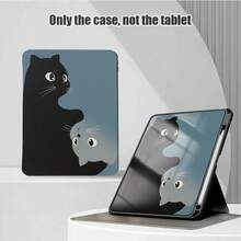 Casing Pelindung Tablet Motif Kucing, Slot Pena Terintegrasi, Dengan Stand, Cocok Untuk Honor 8/9/10/X8/X8A/X9/X8Pro/X9Pro Dan Model Lainnya/ MatePad SE 11 Inch/MatePad 11 Inch/11.5 Inch, MatePad Pro Apple Generasi ke-10/11 2025 (A16), Galaxy Tab A7/A9 Dan Model Populer Lainnya - MultiWarna - View 4