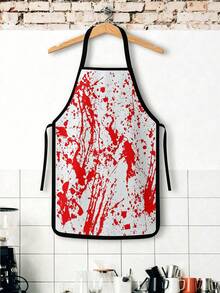 2 buah Celemek Jejak Tangan Berdarah Aksesori Kostum Halloween Menakutkan untuk Dewasa. Terbuat dari Poliester, Sempurna untuk Cosplay, Bar, Restoran, Barbershop, dan Acara BBQ. - MultiWarna - View 5