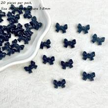 10mm Acrylic Macaron Color Small Bow DIY Mobile Phone Chain Hair Accessories With Separated Beads Accessories Material Loose Beads - Multicolor - View 46