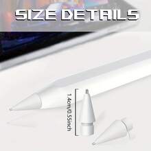 Ujung Pena Logam Pengganti Warna Putih, Kompatibel dengan Model Apple 1/2/Pro, Sensitivitas Tinggi dan Kontrol Presisi, Cocok untuk Digunakan dengan Pena Stylus. - MultiWarna - View 5