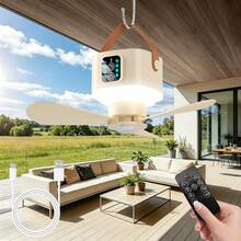 USB Rechargeable Mini Hanging Fan, Portable Desktop Fan For Dorm, Home, Outdoor Camping - Multicolor - View 2