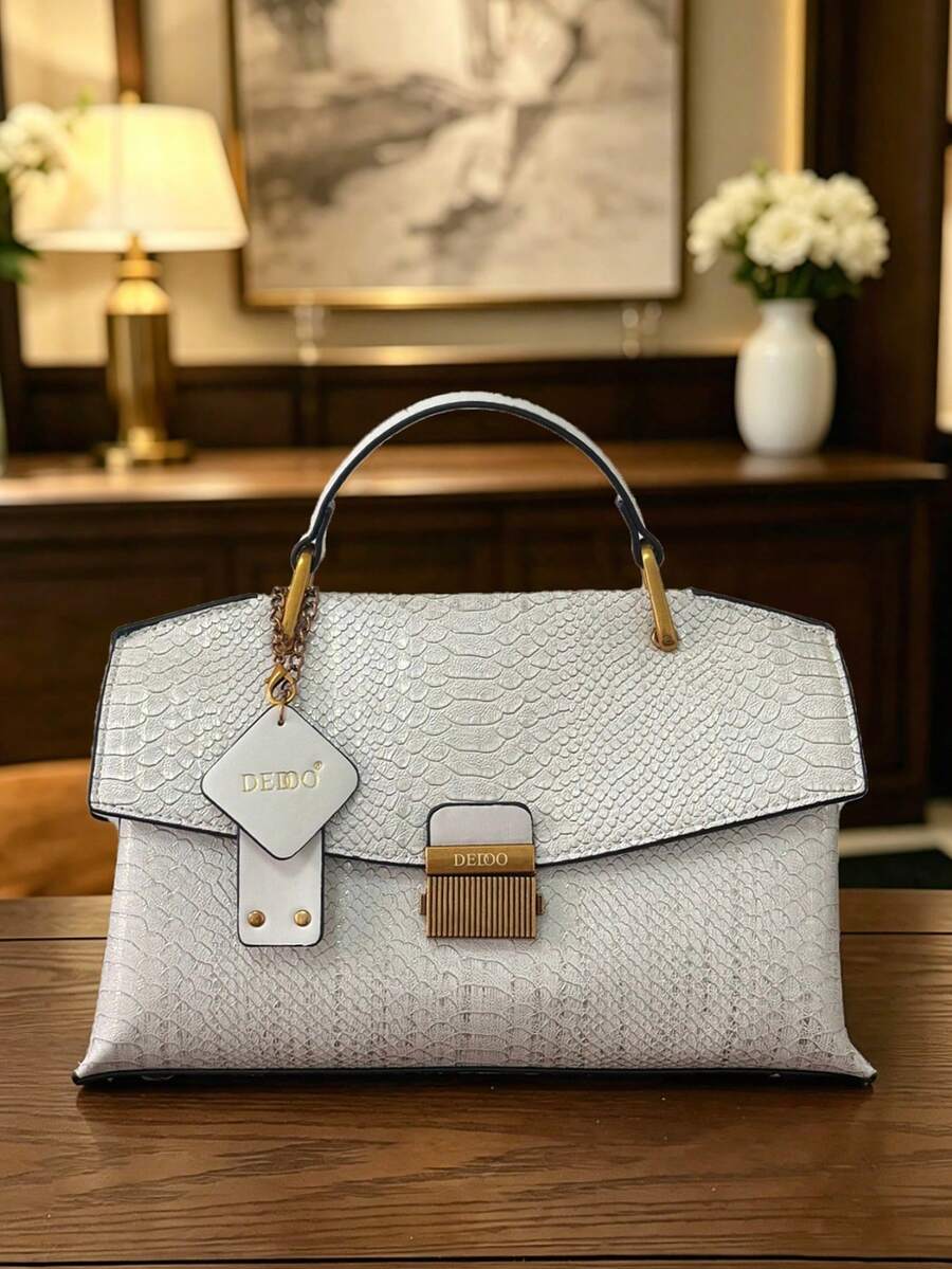 Dedoo 2026 Festival Favorite Handbag, High-Quality Luxury Designer Crossbody Bag, Large Capacity Solid Color Shoulder Bag