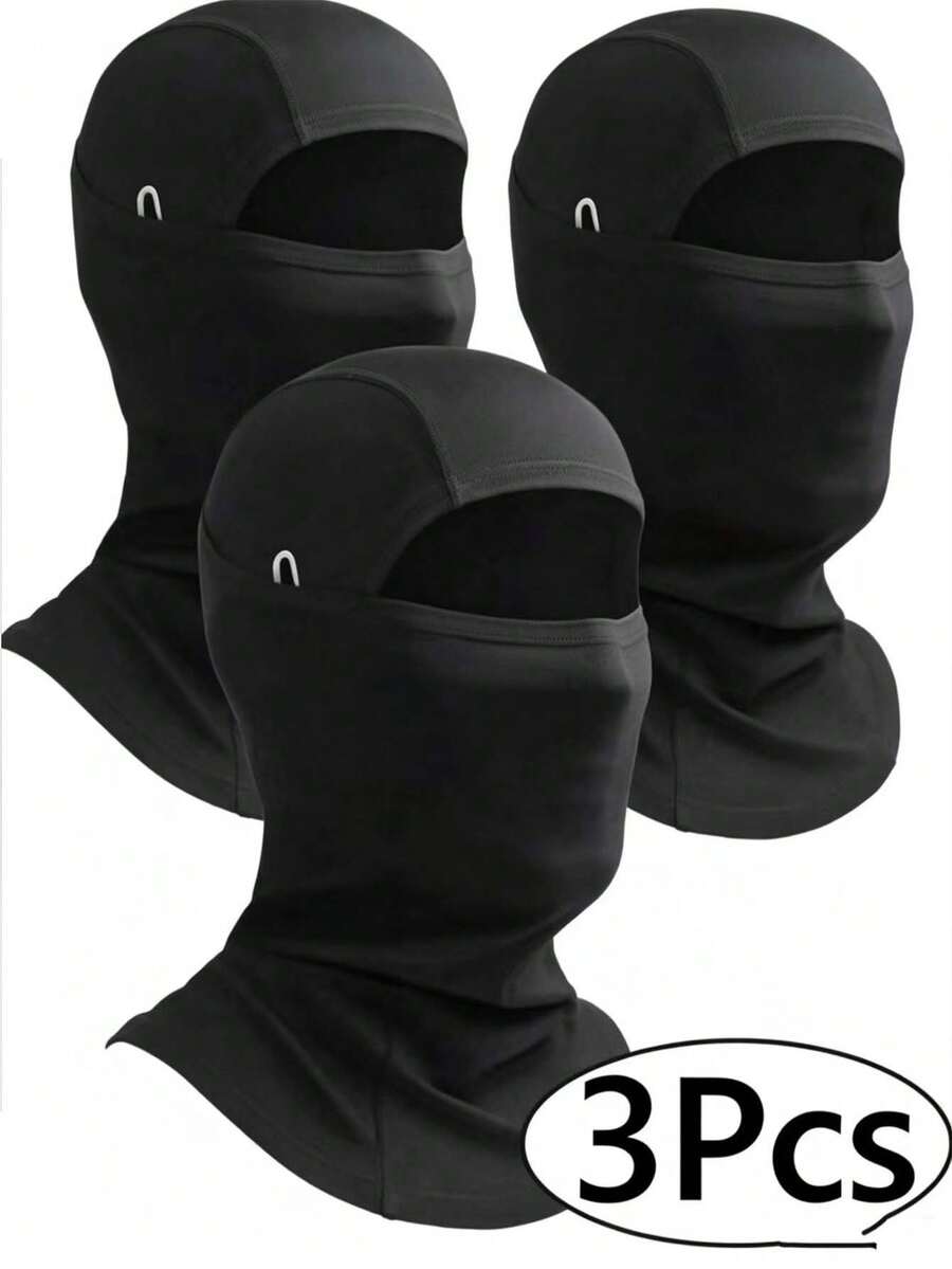 4-Season Camouflage Balaclava Full Face Mask, Breathable Sweat-Wicking Quick-Dry Headgear For Outdoor Cycling, Motorcycle Helmet Inner Cap, Unisex Riding Face Mask