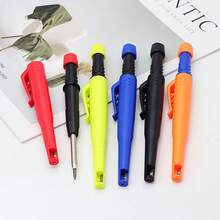 Cross-Border Best-Selling 2.8MM Woodworking Pencil With Protective Sleeve, Deep Hole Marking Pen, Scribing Tool, Carpenter's Automatic Pencil - A - View 4
