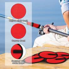 6 Pack Lure Wrap, 6 Inch Fishing Lure Covers Bait Gloves Fish Hook Storage Protectors Pole Sleeve Guard For Fishing Rod To Keep Fishermen - Multicolor - View 2