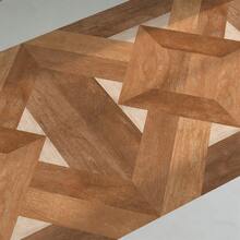 1 Roll Vintage Geometric Wood Grain Peel And Stick Floor Sticker, 40*120CM Vinyl Waterproof Anti-Slip Wear-Resistant Removable Floor Tile, Seamless Splicing, Ground Renovation For Bedroom Kitchen Living Room Bathroom, Renter Friendly - Wood Grain Peel and Stick Floor Tiles - View 6