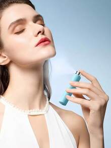 1pc 10ml Candy Color Twist-Up Retractable Perfume Bottle, Portable Refillable Atomizer, Suitable For Travel And Daily Use, Reusable Odorless ABS Plastic Dispenser, Multiple Colors Available, Ideal Gift For Friends And Family, Spray Bottle - Multicolor - View 2