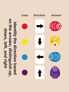 Children's Educational Fish-Shaped Jigsaw Puzzle Game, For Exercising Logical Thinking And Training Educational Toys - Multicolor - View 7