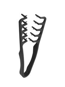 Portable Fluffy Wide-Tooth Comb, Rich Texture, Unisex, ABS Plastic Material, Suitable For Coarse, Curly, Wavy And Natural Hair Types, Ideal For Home And Travel Use, Easy To Style - One Size Fits All - View 8