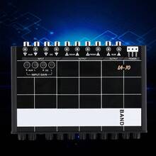 Car Audio Equalizer With Audio Control, 7-Band Digital Bass Restoration And Backlit Knobs, To Enhance Sound Mechanism - A - View 2