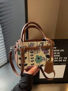 Floral Embroidered Handbag, Fresh Versatile Shoulder Crossbody Bag For Women, Suitable For Daily Commute, Travel And Date - Multicolor - View 7