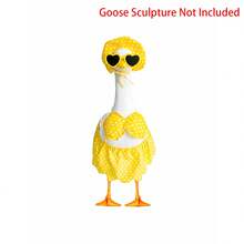 1-8 Sets Holiday Porch Goose Decor Outfit, All Season, Suitable For Valentine's Day, St. Patrick's Day, Easter, Summer, July 4th, Autumn, Halloween, Christmas - Lawn Porch Goose Costume For Yard And Garden Decoration (Goose Statue Not Included) - Type B - View 15