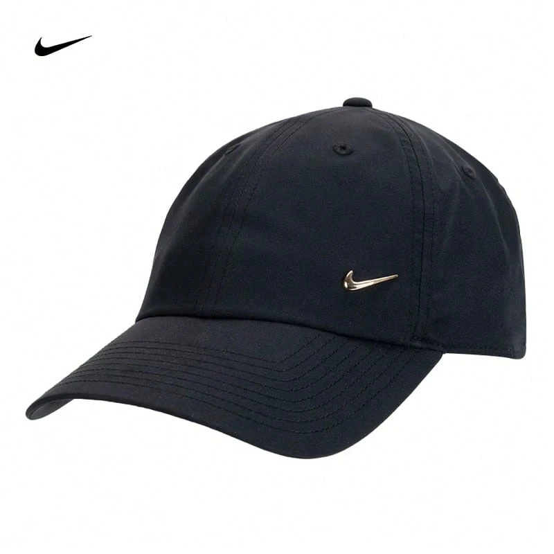 Topi Olahraga Nike DRI-FIT Cepat Kering, Topi Olahraga Ringan, Bernapas, dan Dapat Diatur untuk Pria dan Wanita, Topi Pelindung yang Dapat Diatur, FB5372-011 - Hitam - View 1