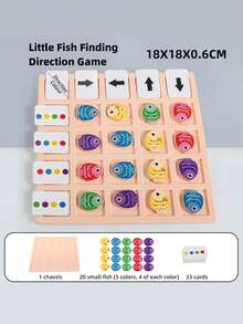 Children's Educational Fish-Shaped Jigsaw Puzzle Game, For Exercising Logical Thinking And Training Educational Toys - Multicolor - View 11