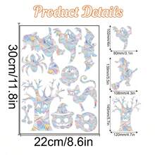 Colorful Rainbow Prism Butterfly Window Decal, Static Cling Glass Sticker, PVC Anti-Collision Glass Decor Sticker For Home, Theme Party, Restaurant Decoration - View 18