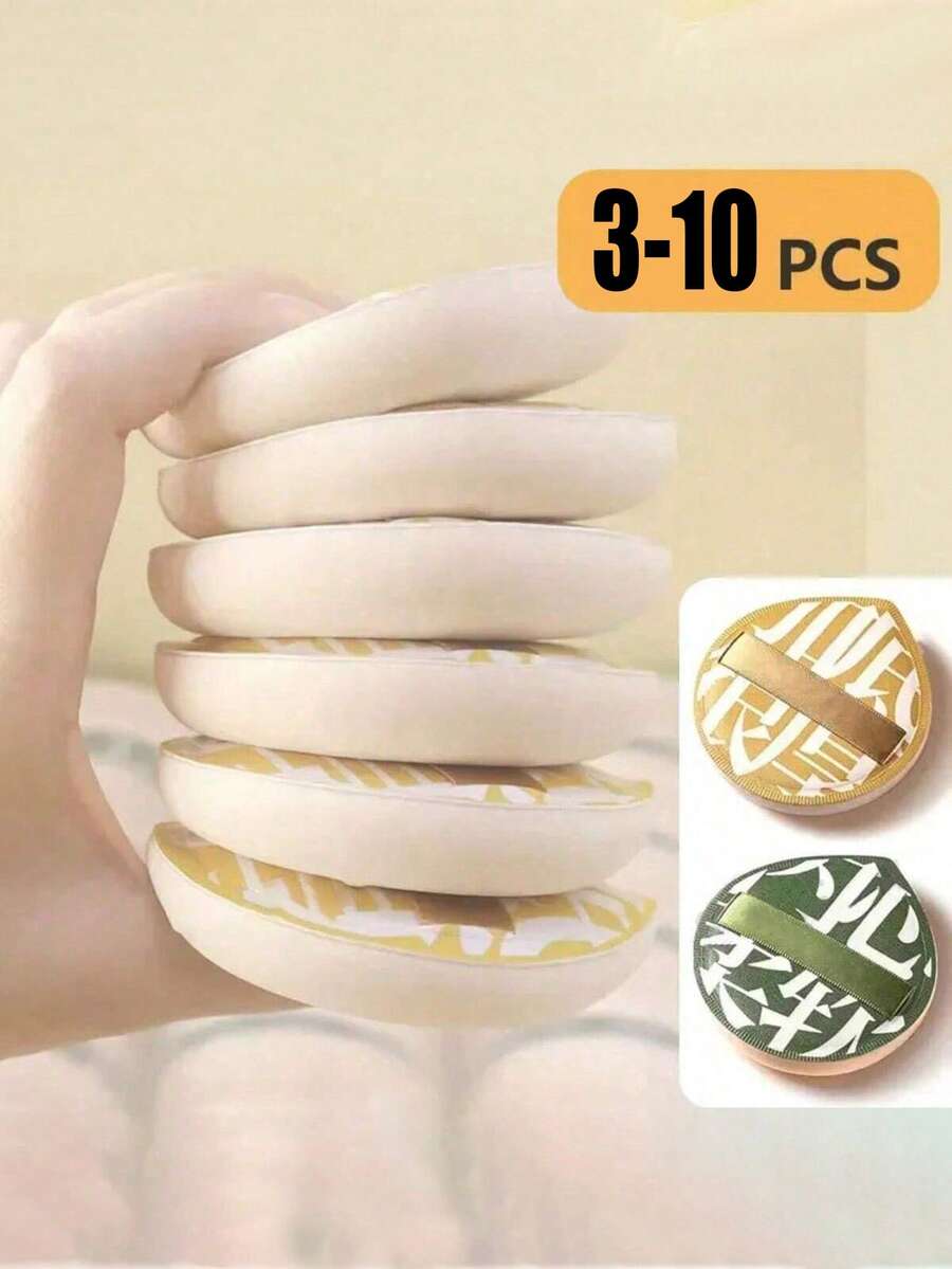 3-10 PCS Super Soft Cosmetics Puffs Set Makeup Sponge Make Up For Women Powder Puff Korean Beauty Tools - Multicolor - View 1