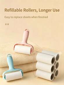 Mini Sticky Lint Roller, Portable Pet Hair Remover, High Adhesion Tear-Off Replacement Sheets, Compact Sticky Roller For Cat And Dog Hair - Pet Hair Remover - View 10