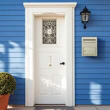 White Wall Mount Locking Mailbox For Outdoor – Secure Steel Metal Post Box, Weatherproof Security Drop Box With Key Lock For House, Office, Or Garage, 12x4.5x15 In - Wall-mounted BG-bLE-001 12*4.5*15 Inches - View 6