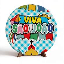 Round Panel Covers Table Panel 50x50 Festa Junina - MS-284 - 查看 2