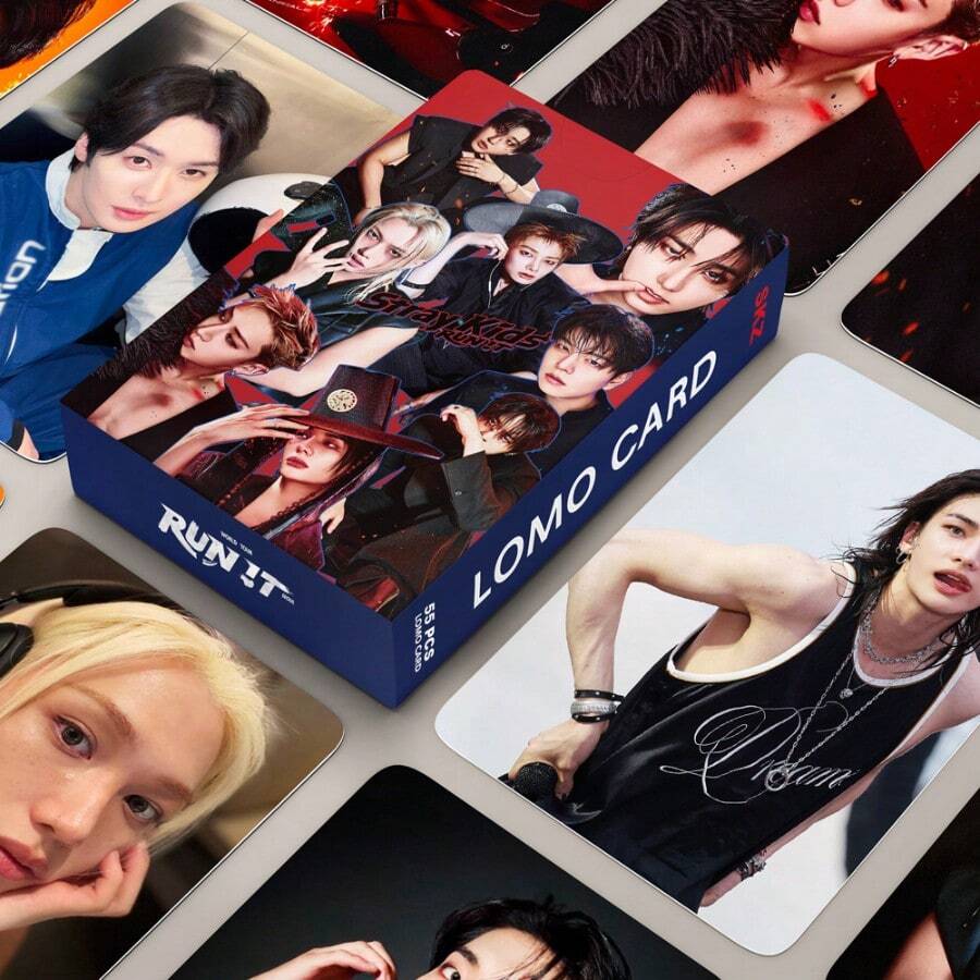 1Set/92pcs KATSEYE Song RUN IT Merchandise 3-Inch Photo Cards, Celebrity Stickers, LOMO Cards, Photo Cards, Suitable For Fan Collection, Journal Decoration, Halloween Gifts, Party Gifts, Christmas Gifts, Photocard, Katseye K POP Btsarmy - Multicolor - View 1