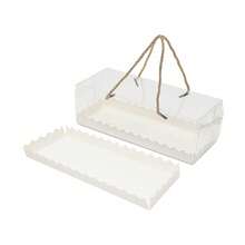 Rectangle Cupcake Box, Plastic 60 Pcs Clear Cake Box With Lids | Clear Square Plastic Cake Boxes For Cupcake Storage Or Gift Giving, Sturdy Disposable Design, Great For Parties And Bakers - Default - View 10