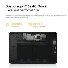 POCO Pad C1 全球版平板電腦 9.7 吋 2K 120Hz 極清晰螢幕 7600mAh (Typ) 大容量電池 18W 快充 Snapdragon 6s 4G Gen 2 行動平台 搭載 Xiaomi HyperOS 3 AI 面部解鎖 Wi-Fi 5 - 灰色 - 查看 5