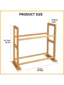 Filament Spool Holder Stand 2-Tier Desk Tabletop Organization Rolling Filament Spool Holders Racks For Home Workshop Studio Enterprises Father's Favorite Gift - View 5