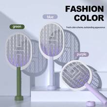 OBOVAY USB Rechargeable 2-In-1 Mosquito Killer Lamp, Electric Fly Zapper & Insect Repeller, 1800mAh - Multicolor - View 4