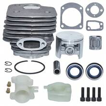 52MM Cylinder Piston Screws Kit For  61 268 272 272XP Chainsaw Oil Seal - Silver - View 3