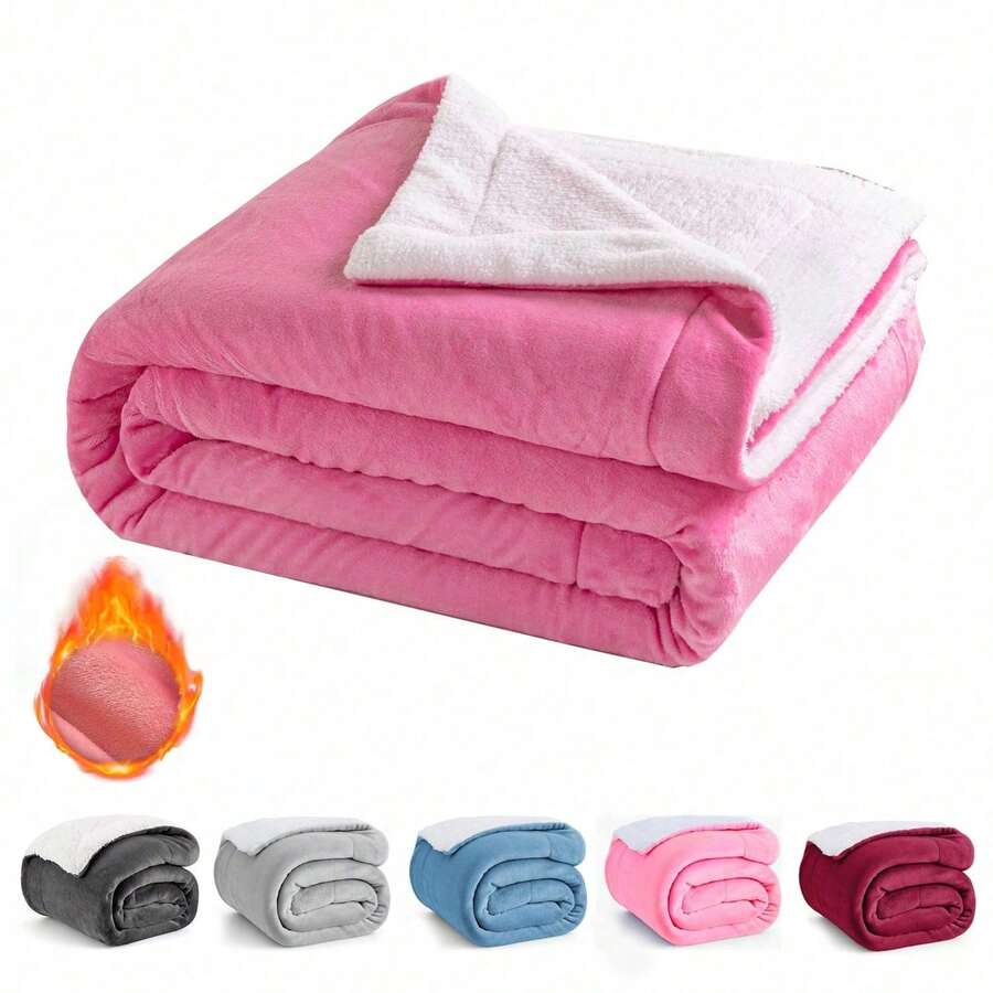 Bed Blankets & Towel Blankets - Pink - View 1