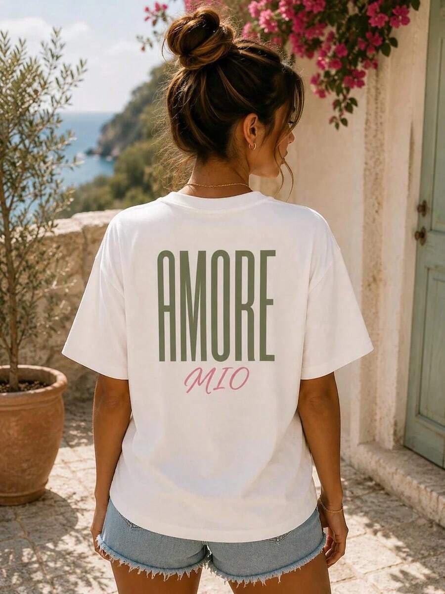 Women T-Shirts - 白色 - 查看 1
