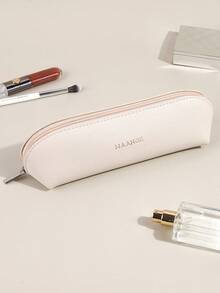 MAANGE 1pc Portable Travel Zipper Makeup Bag, Multi-Functional Makeup Brush Holder Storage Bag, Makeup Tools - Multicolor - View 7