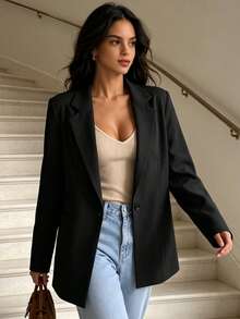 Women Blazers - Negro - Ver 6