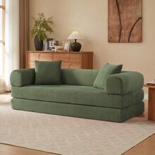 Boneless Sofa Combination Seat, Sleeper Sofa That Converts Into A Bed - Green - View 2