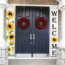 2D Flat 2D Flat 2D Flat, 2D Flat 1pc, 2D Flat Welcome, Polyester Material. This Sunflower Theme - Sunflower Theme - View 8