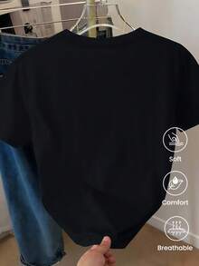 Women T-Shirts - 黑色1 - 查看 2