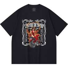 Heavy Metal T-Shirt 100% Cotton 230 GSM, Popular Rock Band Music Print, Thick Cotton Unisex T-Shirt - Black - View 1