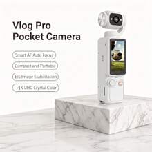 Handheld Gimbal Vlogging Camera, 4K UHD Small Compact Action Cam For Traveling Hiking, 2000mAh Battery With Dual Fill Lights For Perfect Selfies - No App Required, Best Gift For Teens Content Creators & Vloggers - Multicolor - View 14