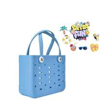BamShoot XL/L/S Sizes Of EVA Women's Beach Bags/Handbags, Suitable For Both Men And Women, Perfect For The Beach, Pool, Shopping Malls, And Other Occasions. - 彩色 - 查看 62