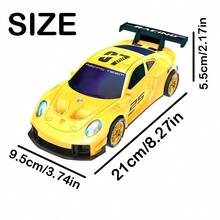 2.4GHz Remote Control Drift Race Car, Wireless High-Speed Motion Drift Car With LED Headlights And Chassis Lights, Realistic Racing Car Model Shock-Resistant Toy Car, Suitable As Birthday And Holiday Gift For Boys - Multicolor - View 4