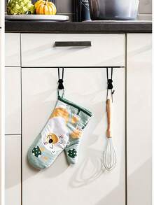 Playful Cat-Shaped Heavy Duty Cast Iron Door Hook, Easy To Install Space-Saving Storage Rack, Can Hang Hats, Towels, Wallets And Bathrobes, Casual Home Door Hanging Storage Organizer - Multicolor - View 8