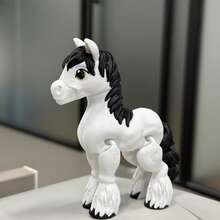 3D Printed Pony Toy, Creative Toy, Fidget Interactive Toy, Mini Game Toy, Portable Small Toy Ornament For Office And Entertainment, Suitable For Halloween, Christmas And Thanksgiving Decorations, Ideal Gift For Back To School Season - Multicolor - View 9