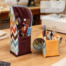 2 Pieces Set Stationery Case Quilting Pattern Template, DIY Small Portable Storage Pouch Sewing Template, Reusable Transparent PET Material, Suitable For Bag Quilting Templates, Multifunctional Quilting Craft Kit, Creative Quilting Gift - Classic - View 5