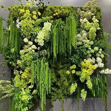 1/2/3/4/5/10pcs Artificial Hanging Amaranth Flowers, Floral Art, Hanging Floral Decor, Wedding Arch Decoration, Background Decoration - Green - View 6